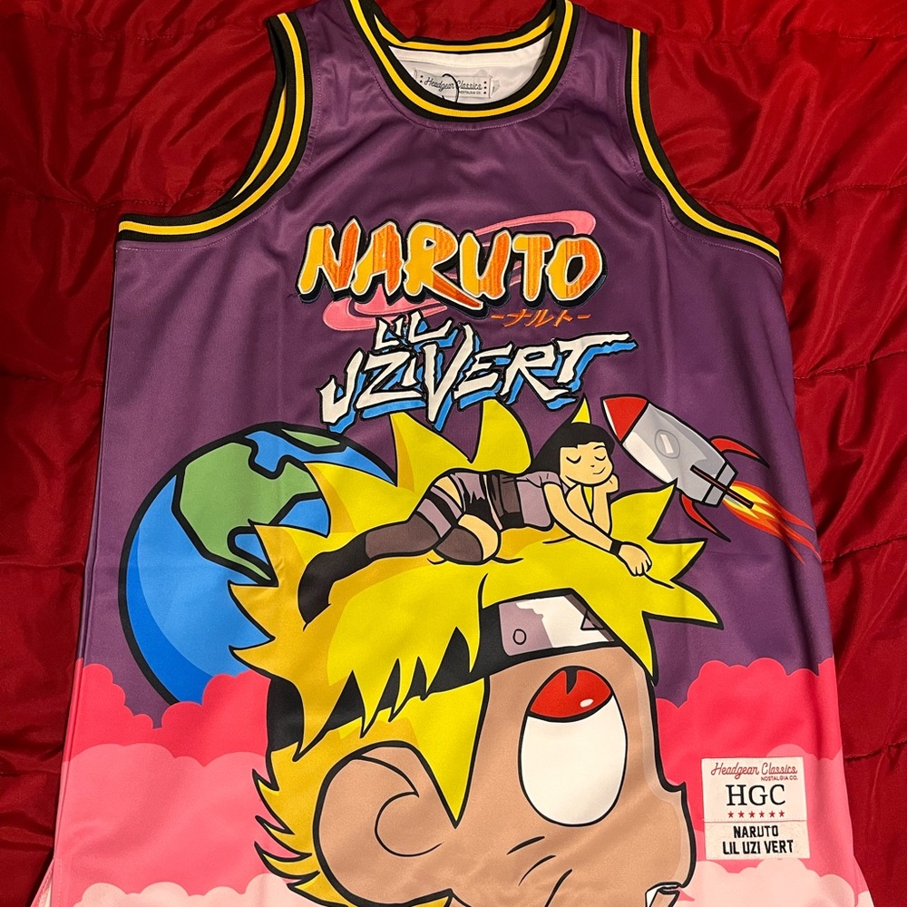 HGC Naruto x Lil Uzi Vert Basketball Jersey